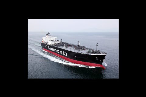 The project includes the commercialisation of a specialist liquefied ammonia carrier design: interest in ammonia as a feedstock for energy generation is increasing in Japan.